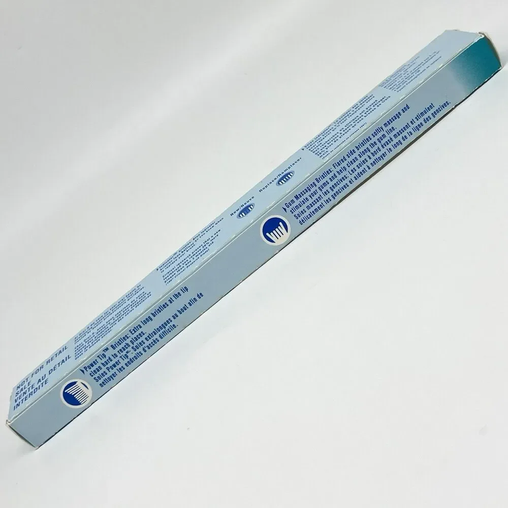 Vintage Oral-B Advantage Plus Toothbrush 35 Soft Power Tip Indicator Blue - NEW